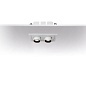 ART-GR44-TUBE20 x2 LED Светильник встраиваемый поворотно-выдвижной Downlight   -  Встраиваемые светильники 